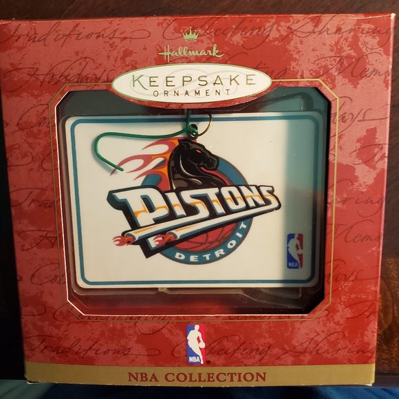 Detroit Piston NBA Collection Hallmark Keepsake Ornament 1997 - Picture 1 of 13
